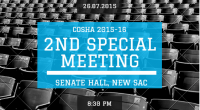 The 2nd (Special) Meeting of the COSHA (2015-16) has been scheduled for 8:30 PM on Sunday, 26th July, 2015 in the Senate Hall, New SAC. For easy viewing, see the supporting documents and agenda below. Agenda for the 2nd (special) Meeting […]
